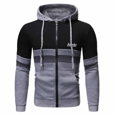 Two Tone Zipper Hoodies