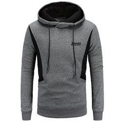 Grey Pullover Hoodies
