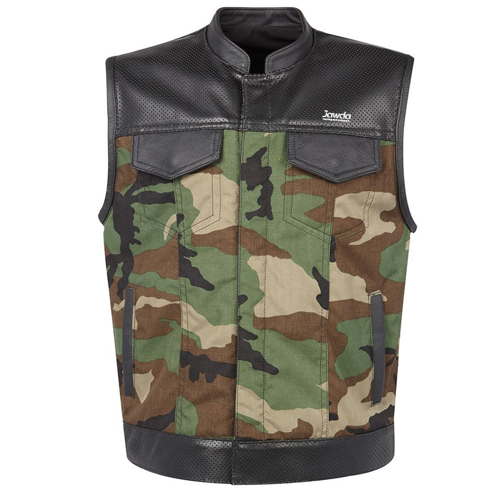 Woodland Camo Motorbike Vest