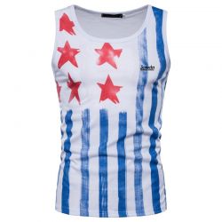 Men Tank Top Vertical Lines